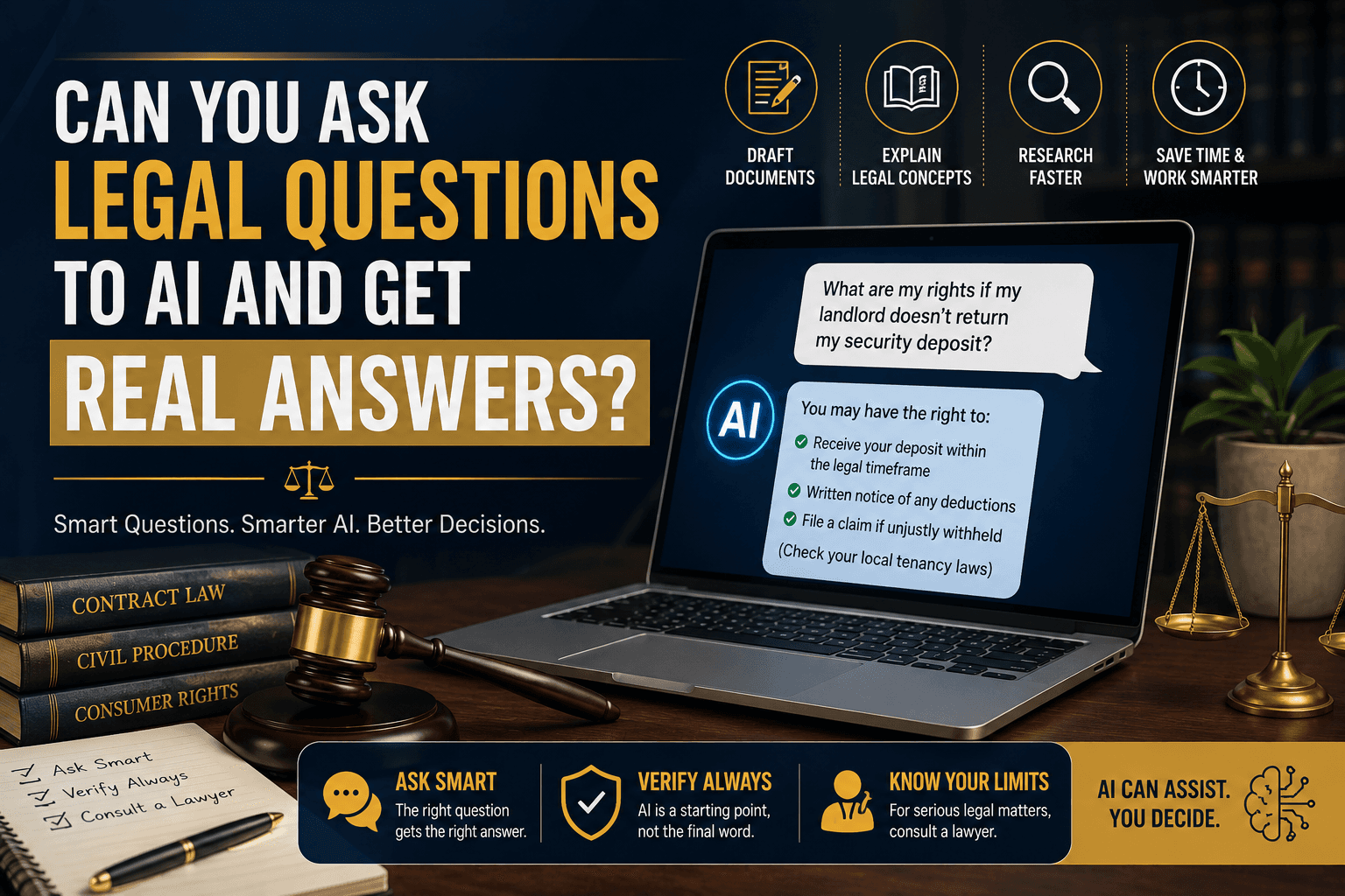Can You Ask Legal Questions to AI and Get Real Answers?