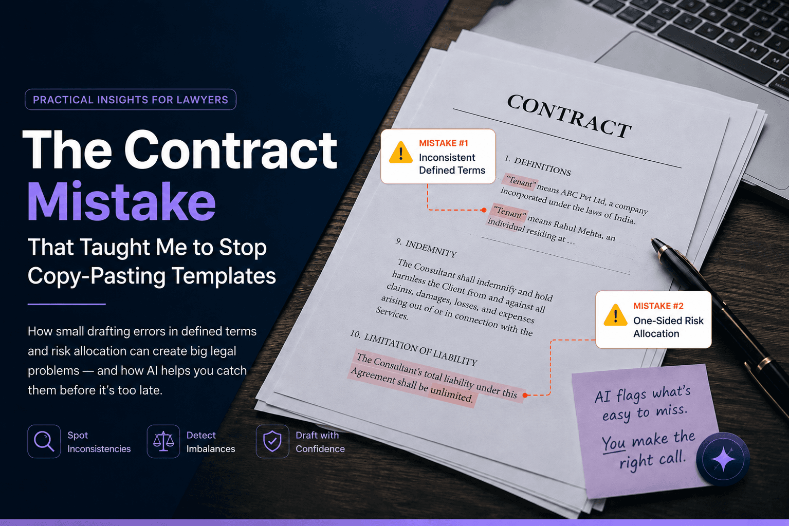 The Template Trap: Why Copy-Pasting Contract Clauses Creates Hidden Legal Risk